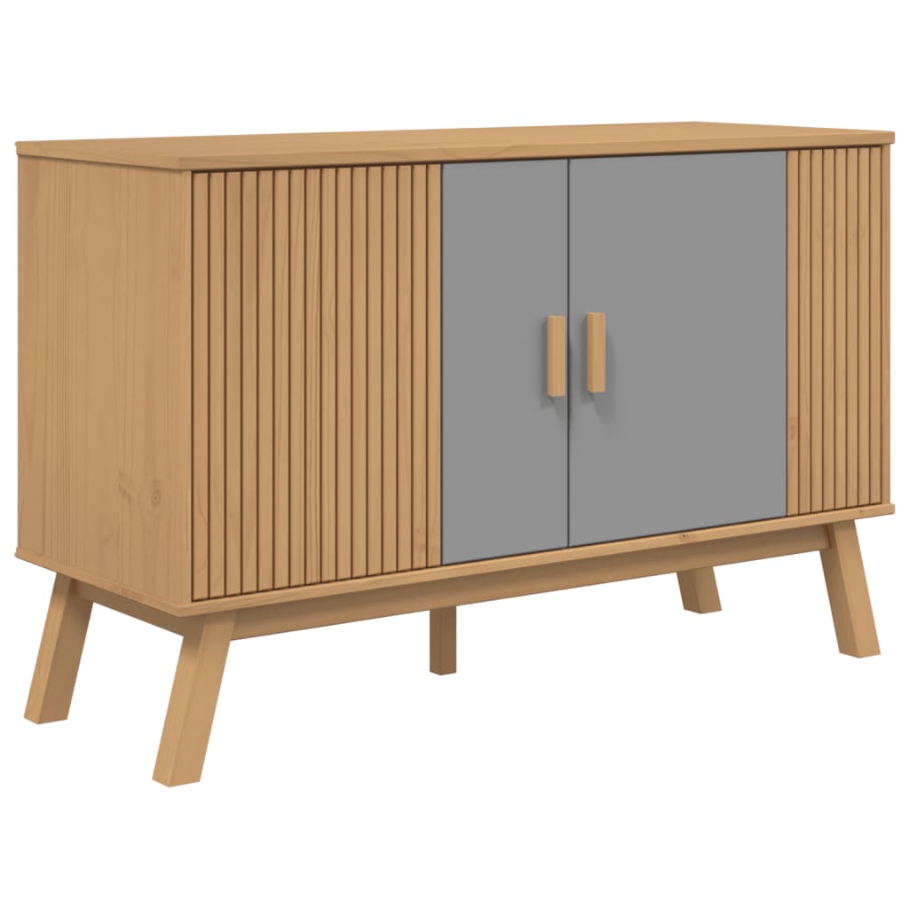 Dressoir Olden 114X43X73,5 Cm Massief Grenenhout