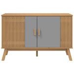 Dressoir Olden 114X43X73,5 Cm Massief Grenenhout