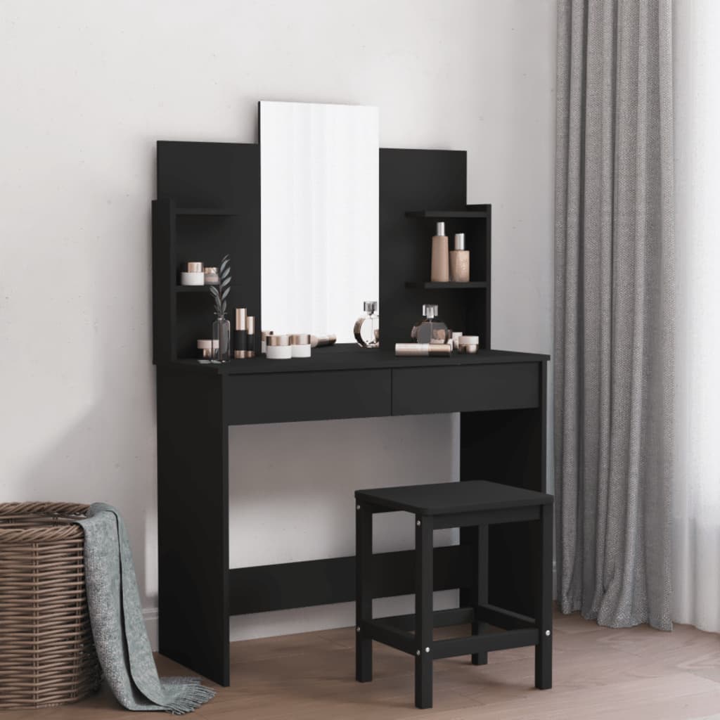 Kaptafel Met Spiegel 96X39X142 Cm