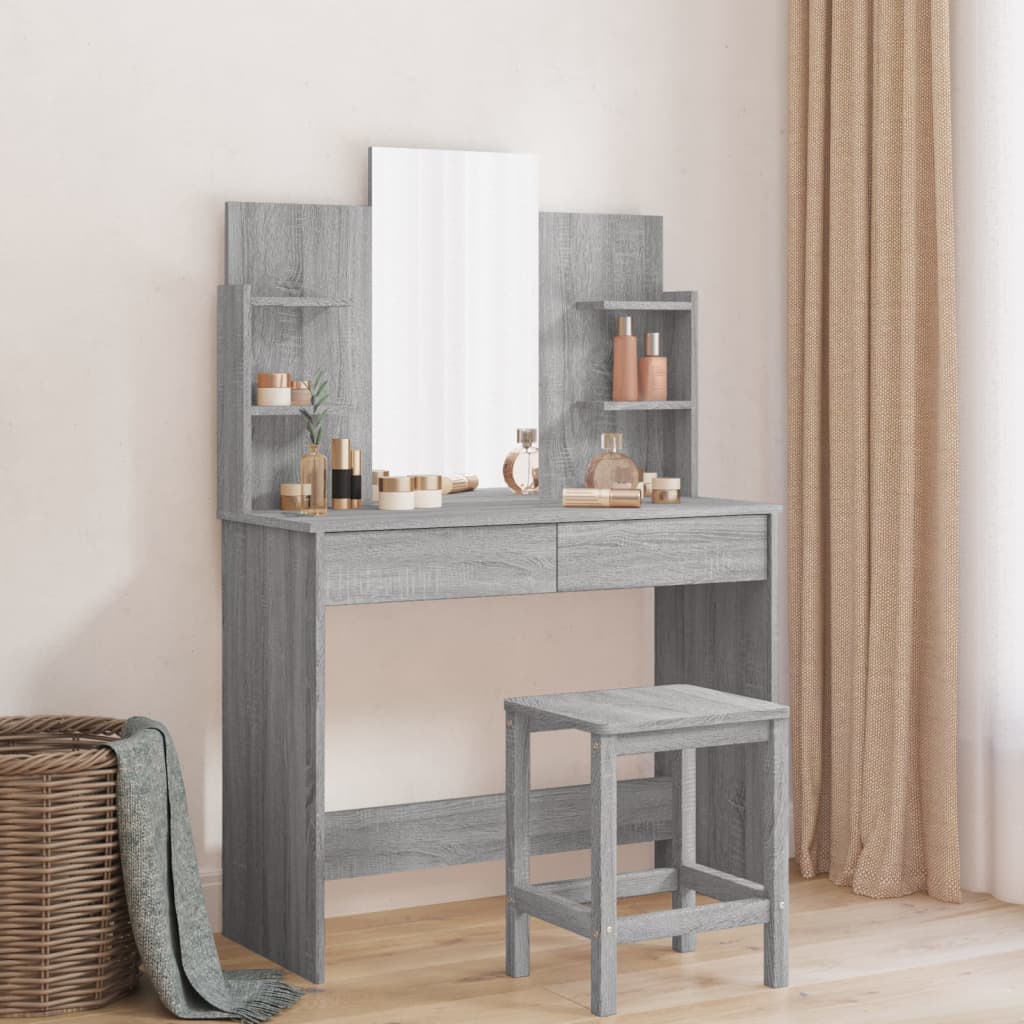 Kaptafel Met Spiegel 96X39X142 Cm