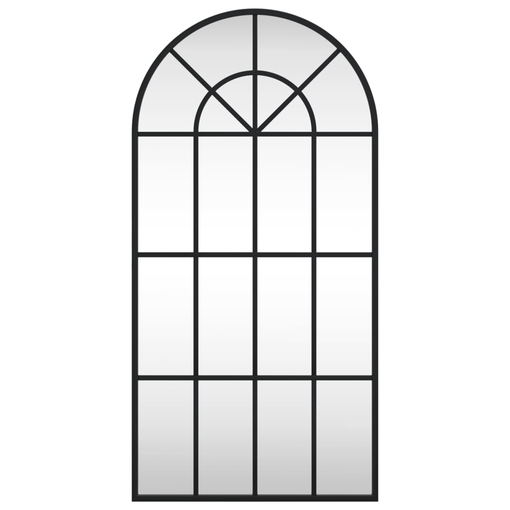 Wandspiegel Boog Ijzer Zwart