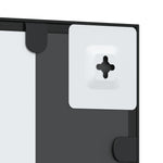 Wandspiegel Vierkant Ijzer Zwart