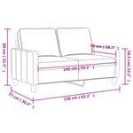 Tweezitsbank Kunstleer