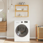 Badkamerrek 3-Laags Wandmontage 60X15X54 Cm Bamboe