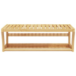 Handdoekenrek Wandgemonteerd 60X25X20 Cm Bamboe