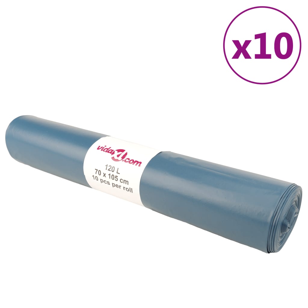 Vuilniszakken 100 St Blauw