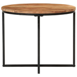 Salontafel Massief Acaciahout En Ijzer