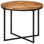 Salontafel Massief Acaciahout En Ijzer