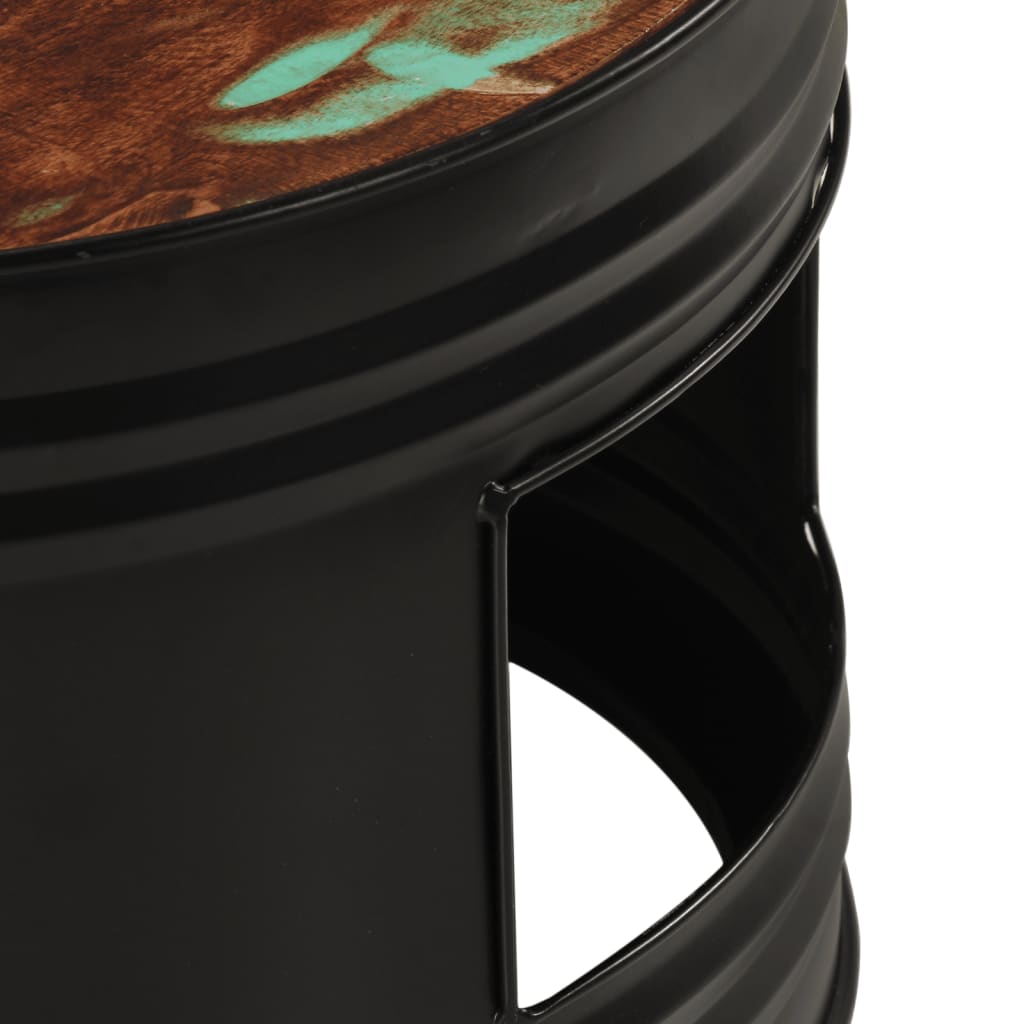 Bartafels 3 St Trommelvormig Massief Gerecycled Hout