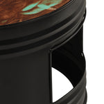 Bartafels 3 St Trommelvormig Massief Gerecycled Hout