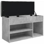 Schoenenbank 82X32X45,5 Cm Bewerkt Hout