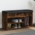 Schoenenbank 82X32X45,5 Cm Bewerkt Hout