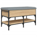 Schoenenbank Bewerkt Hout Kleurig