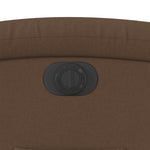 Fauteuil Verstelbaar Elektrisch Stof Bruin