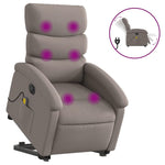 Sta-Op-Massagestoel Stof Taupe