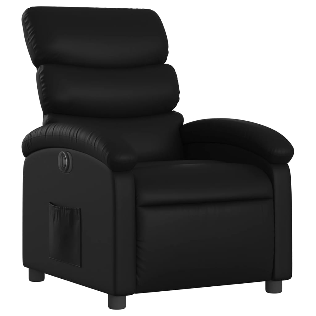 Fauteuil Kunstleer Zwart