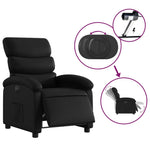 Fauteuil Kunstleer Zwart