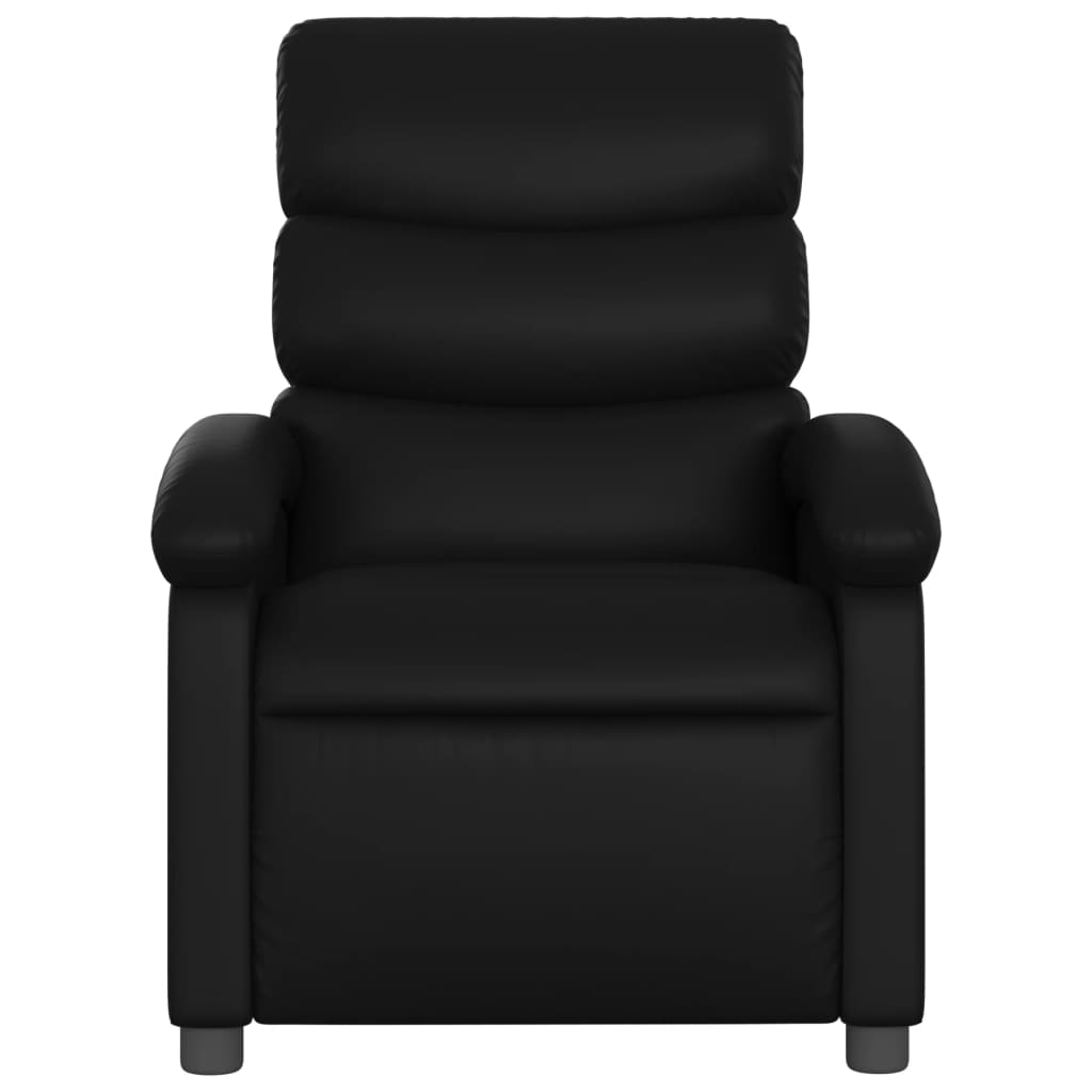 Fauteuil Kunstleer Zwart