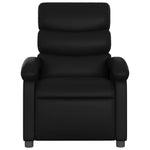 Fauteuil Kunstleer Zwart