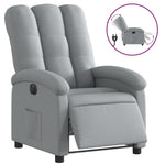 Fauteuil Stof Lichtgrijs