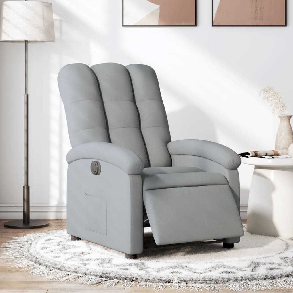 Fauteuil Stof Lichtgrijs
