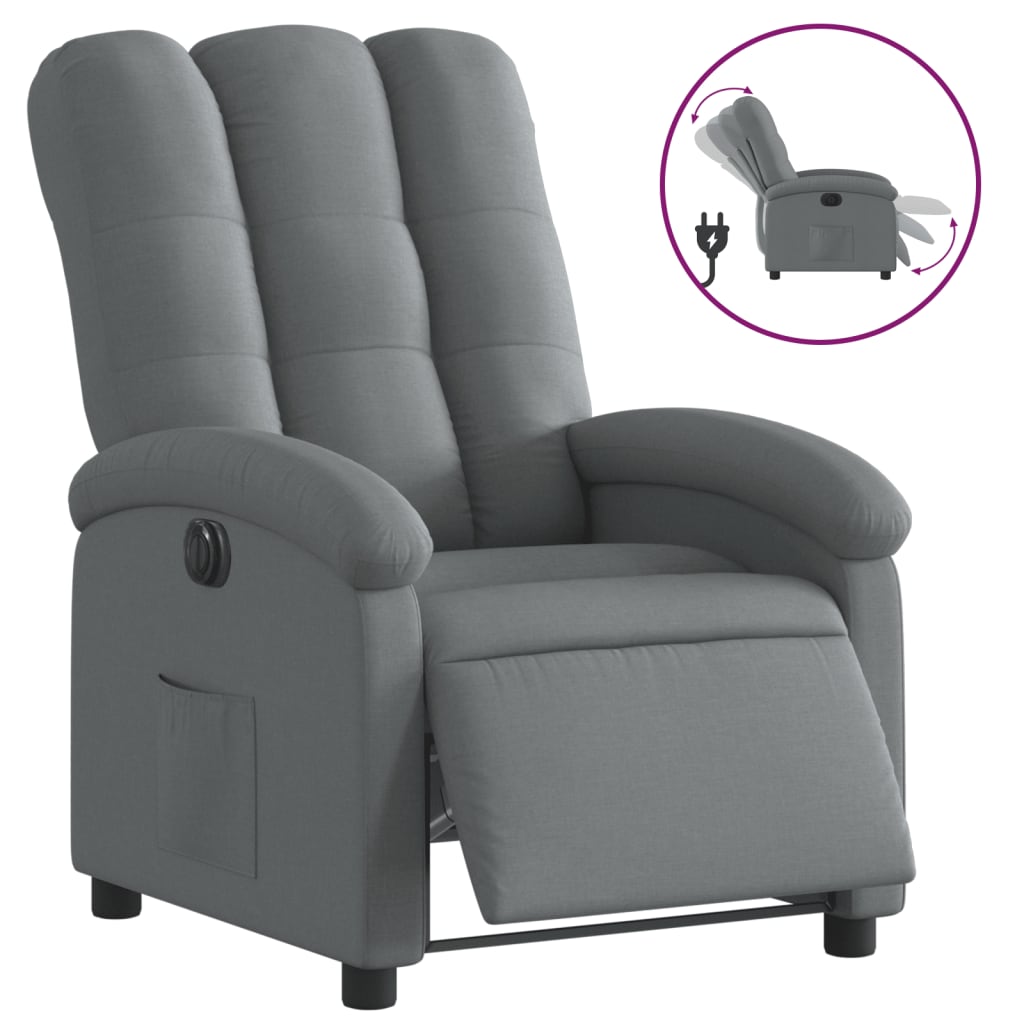 Fauteuil Stof Donkergrijs