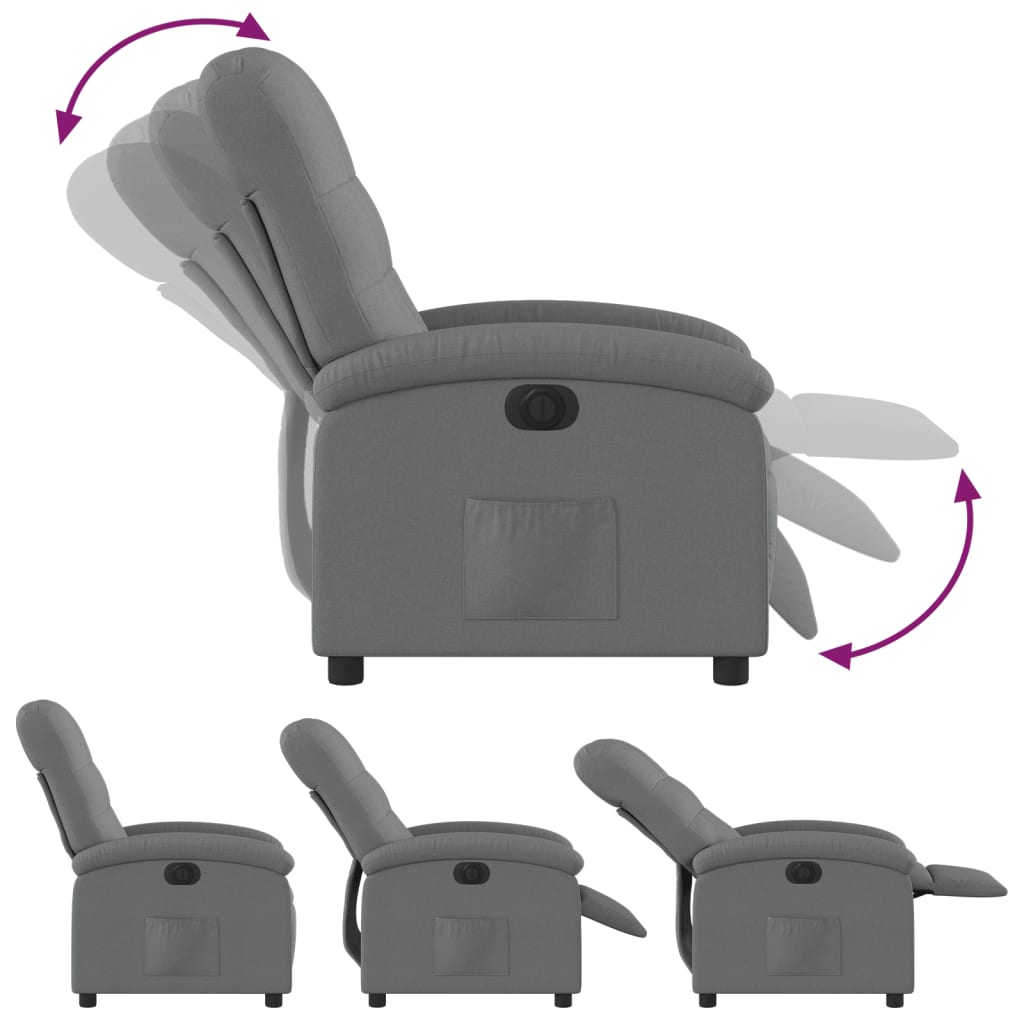Fauteuil Stof Donkergrijs