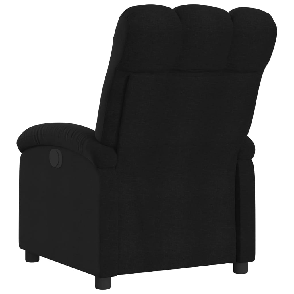 Fauteuil Verstelbaar Elektrisch Stof Zwart