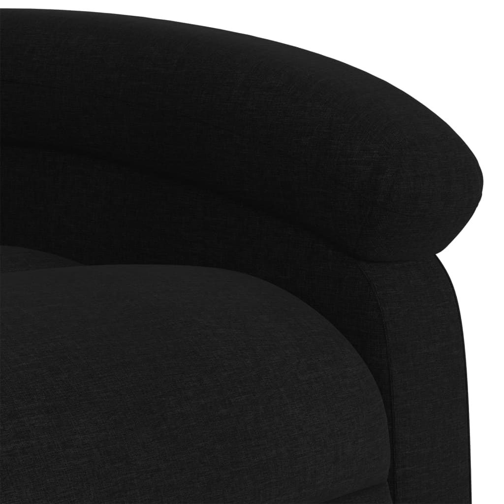 Fauteuil Verstelbaar Elektrisch Stof Zwart