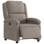 Fauteuil Verstelbaar Elektrisch Stof Taupe