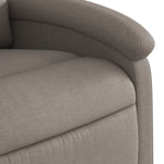 Fauteuil Verstelbaar Elektrisch Stof Taupe