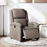Fauteuil Verstelbaar Elektrisch Stof Taupe