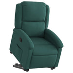 Sta-Op-Stoel Verstelbaar Stof Donkergroen
