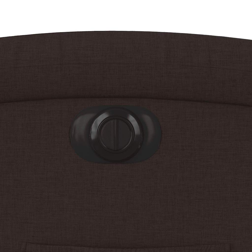 Sta-Op-Stoel Elektrisch Stof Donkerbruin