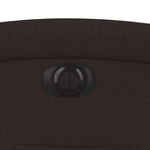 Sta-Op-Stoel Elektrisch Stof Donkerbruin