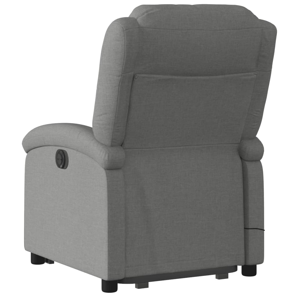 Sta-Op-Massagestoel Stof Donkergrijs