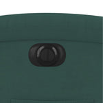 Fauteuil Verstelbaar Elektrisch Stof Donkergroen