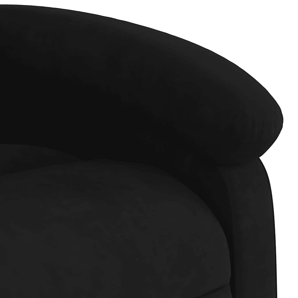 Fauteuil Verstelbaar Elektrisch Stof Zwart