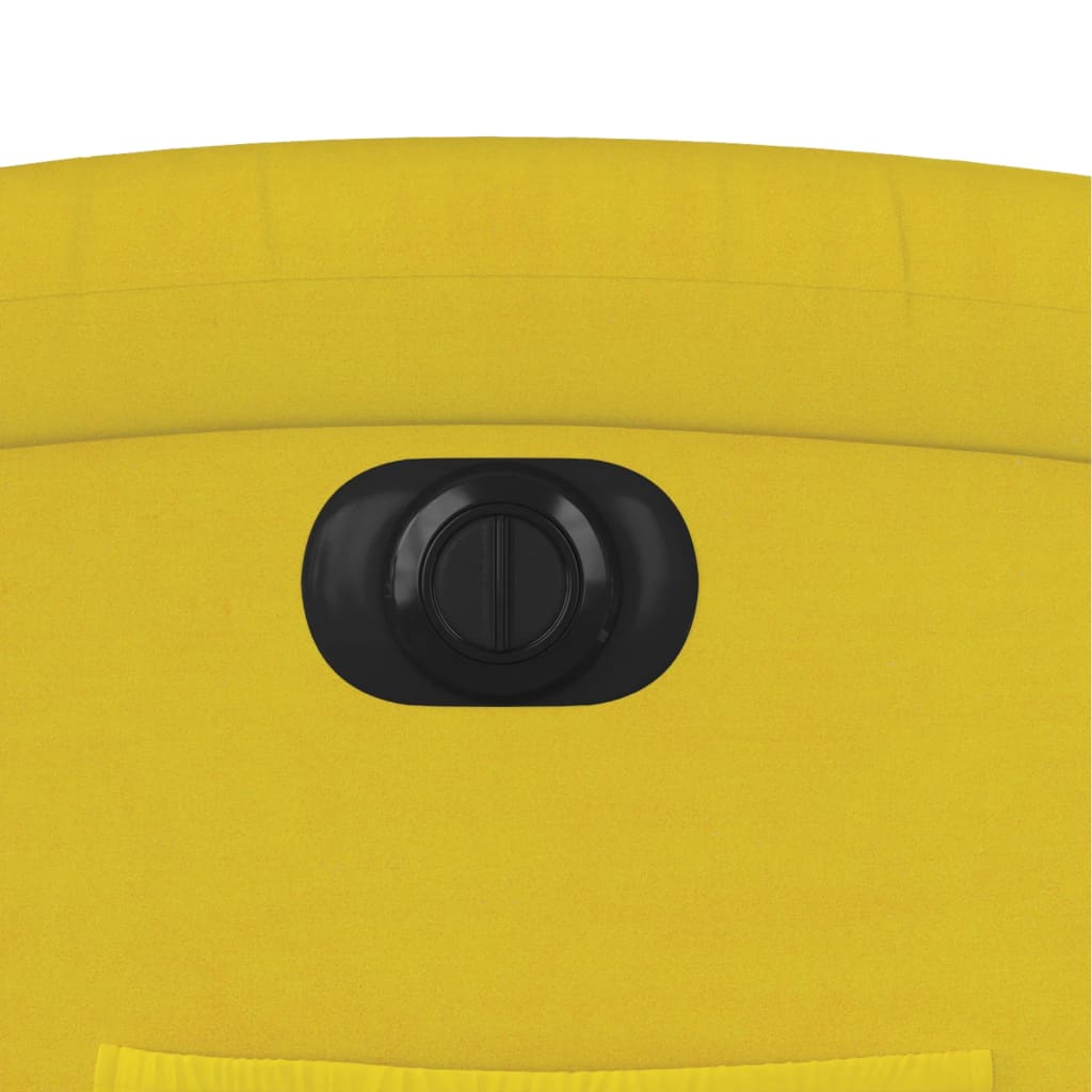 Fauteuil Verstelbaar Elektrisch Stof Geel