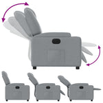 Fauteuil Stof Lichtgrijs
