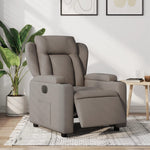 Fauteuil Verstelbaar Elektrisch Stof Taupe