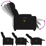Massagestoel Stof Zwart