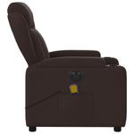 Massagestoel Stof Donkerbruin