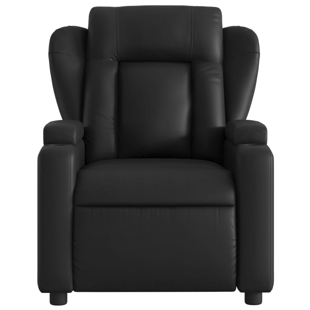 Fauteuil Kunstleer Zwart