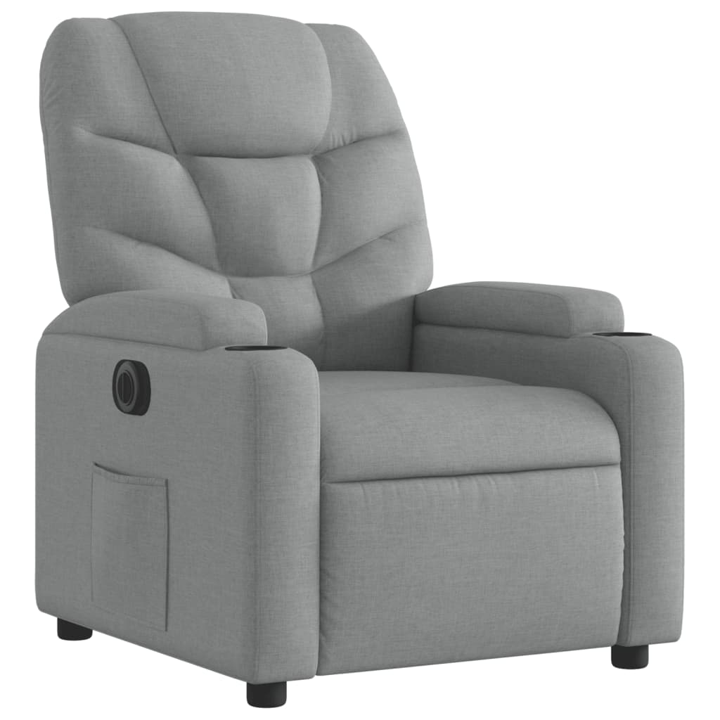 Fauteuil Stof Lichtgrijs