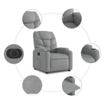 Fauteuil Stof Lichtgrijs