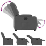 Fauteuil Verstelbaar Elektrisch Stof Zwart