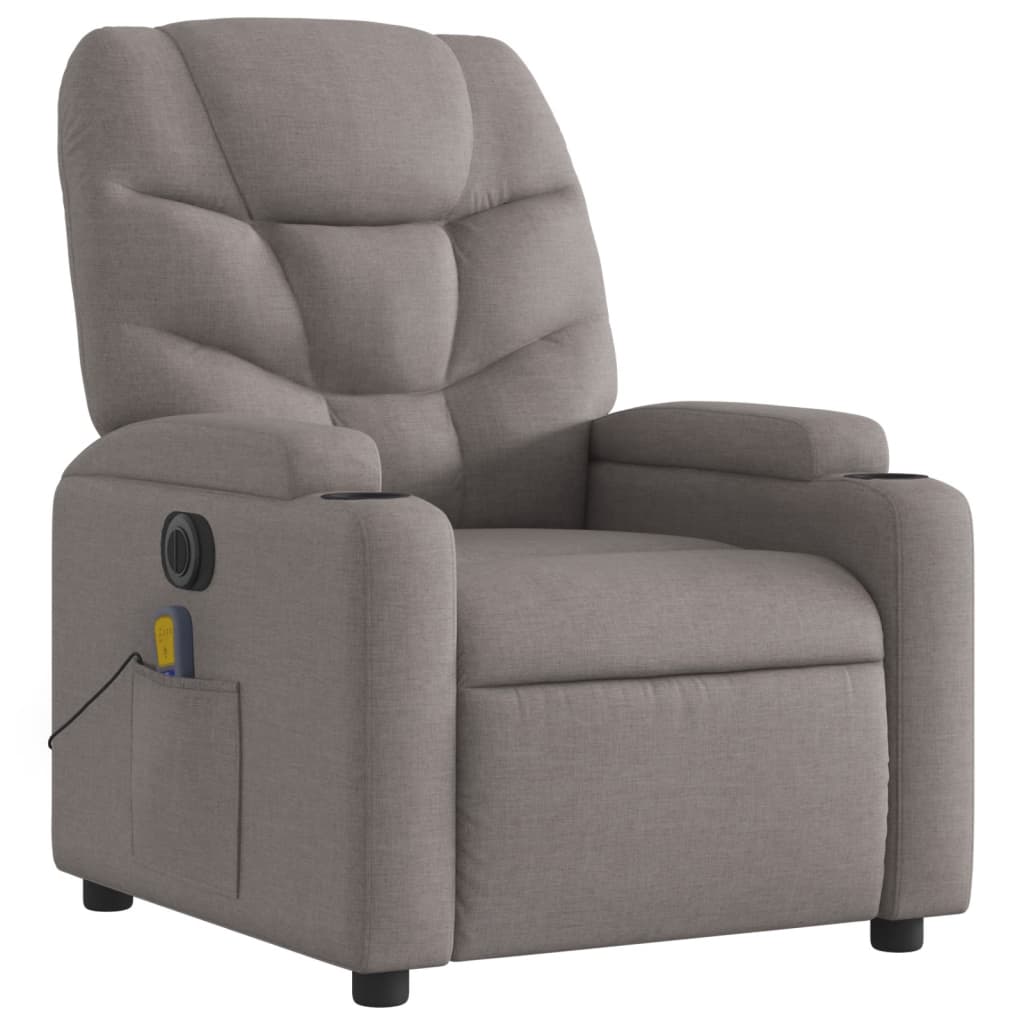 Massagestoel Stof Taupe