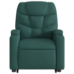 Sta-Op-Stoel Verstelbaar Stof Donkergroen