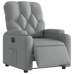 Fauteuil Stof Lichtgrijs